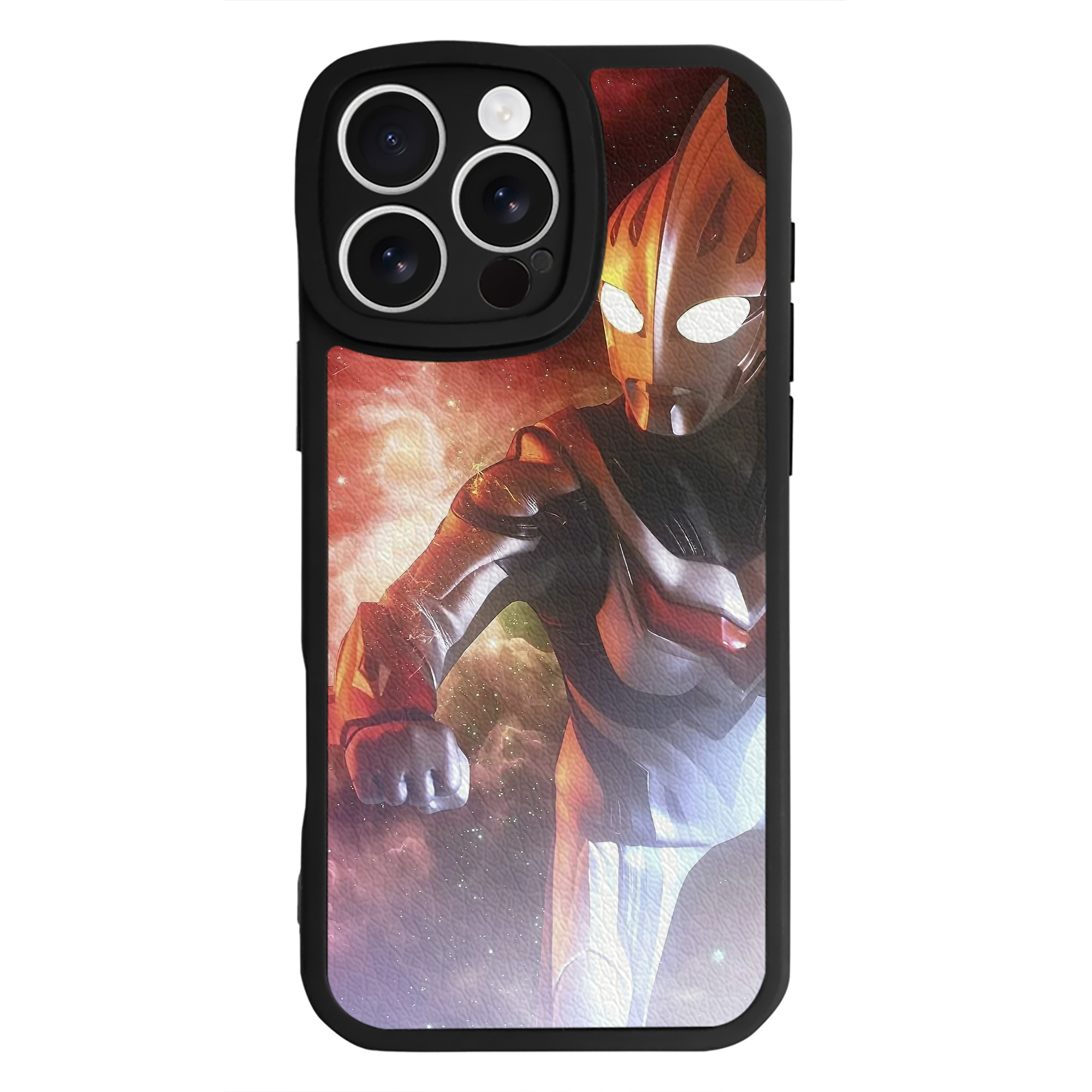 （画像用） ウルトラマン Ultraman 【iPhone 16シリーズ対応】シリコンスマホケース（レザー調） 材質：シリコン